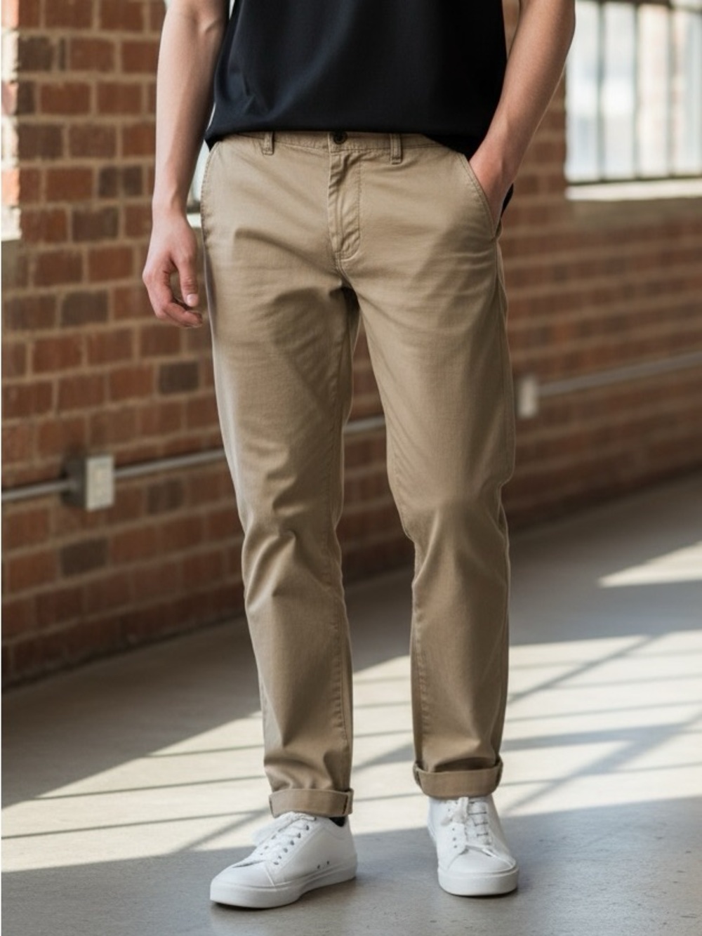 American Eagle Outfitters Men's Tan Chinos